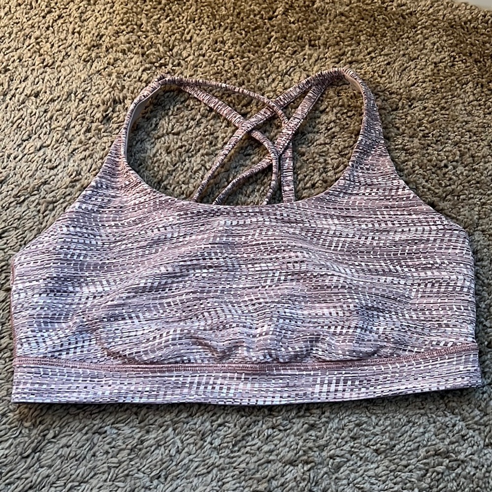 Pink Lulu energy bra